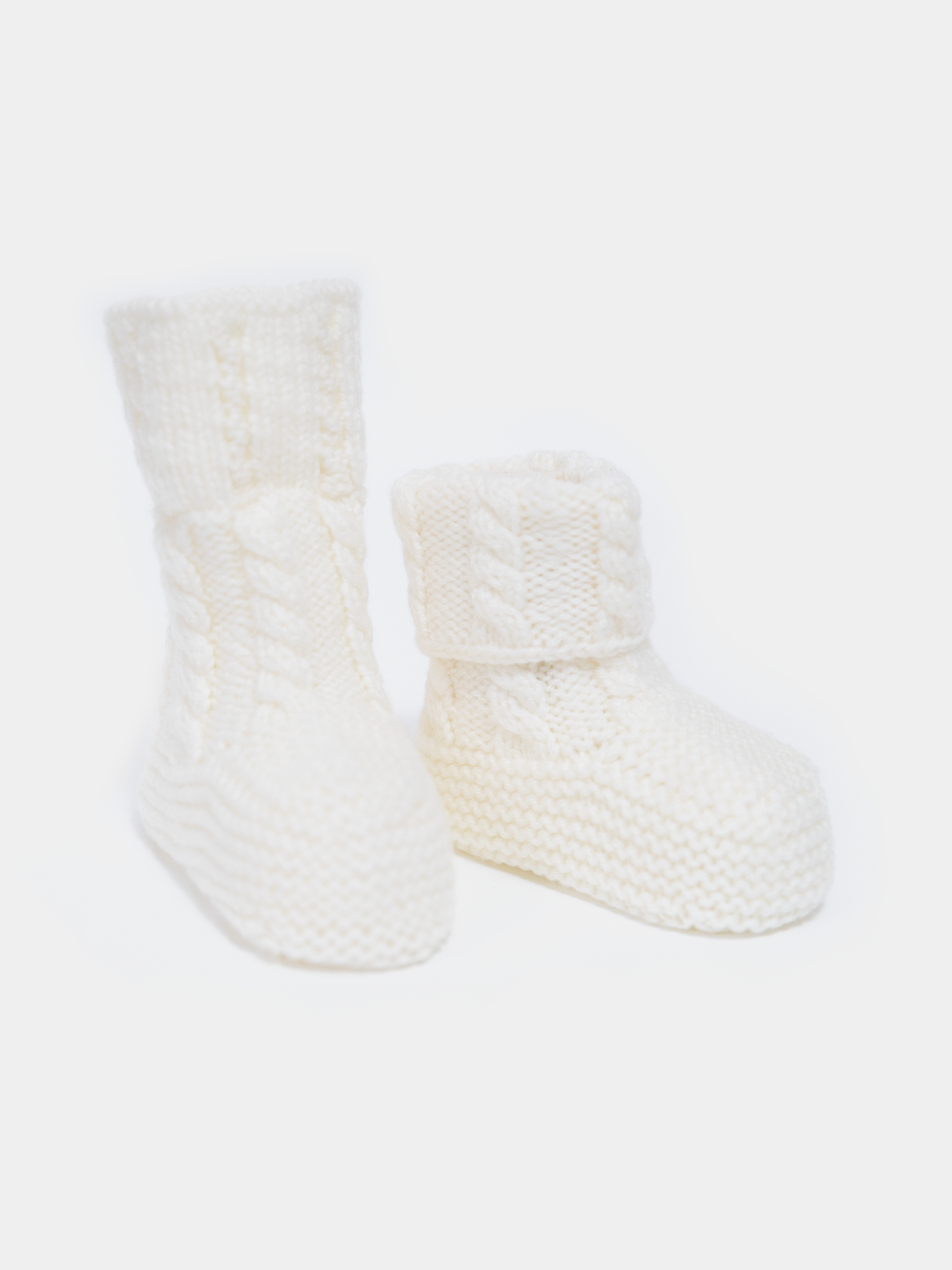 7 “New England” merino wool booties