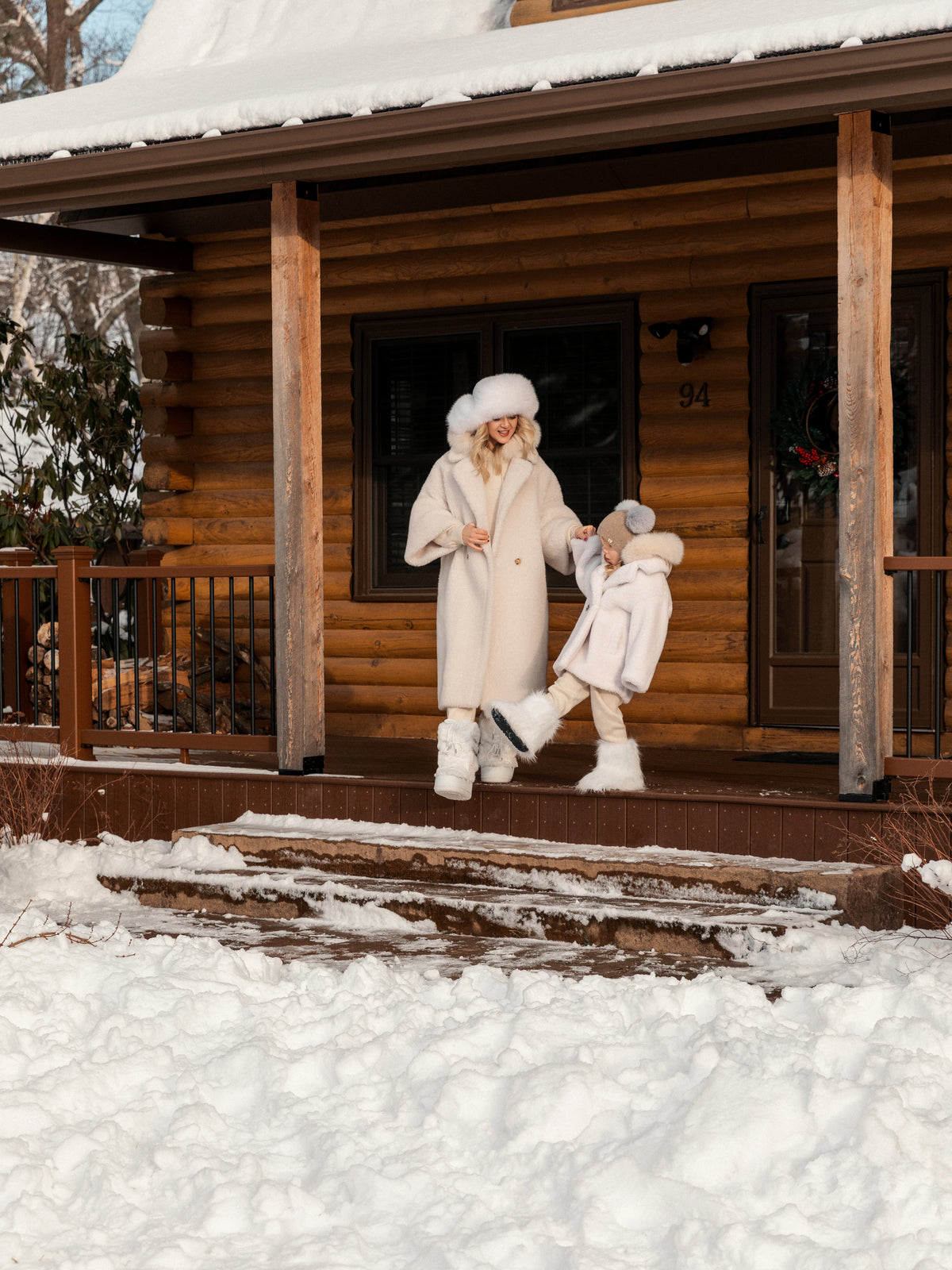 Children’s Oversized Wool Sherpa Coat