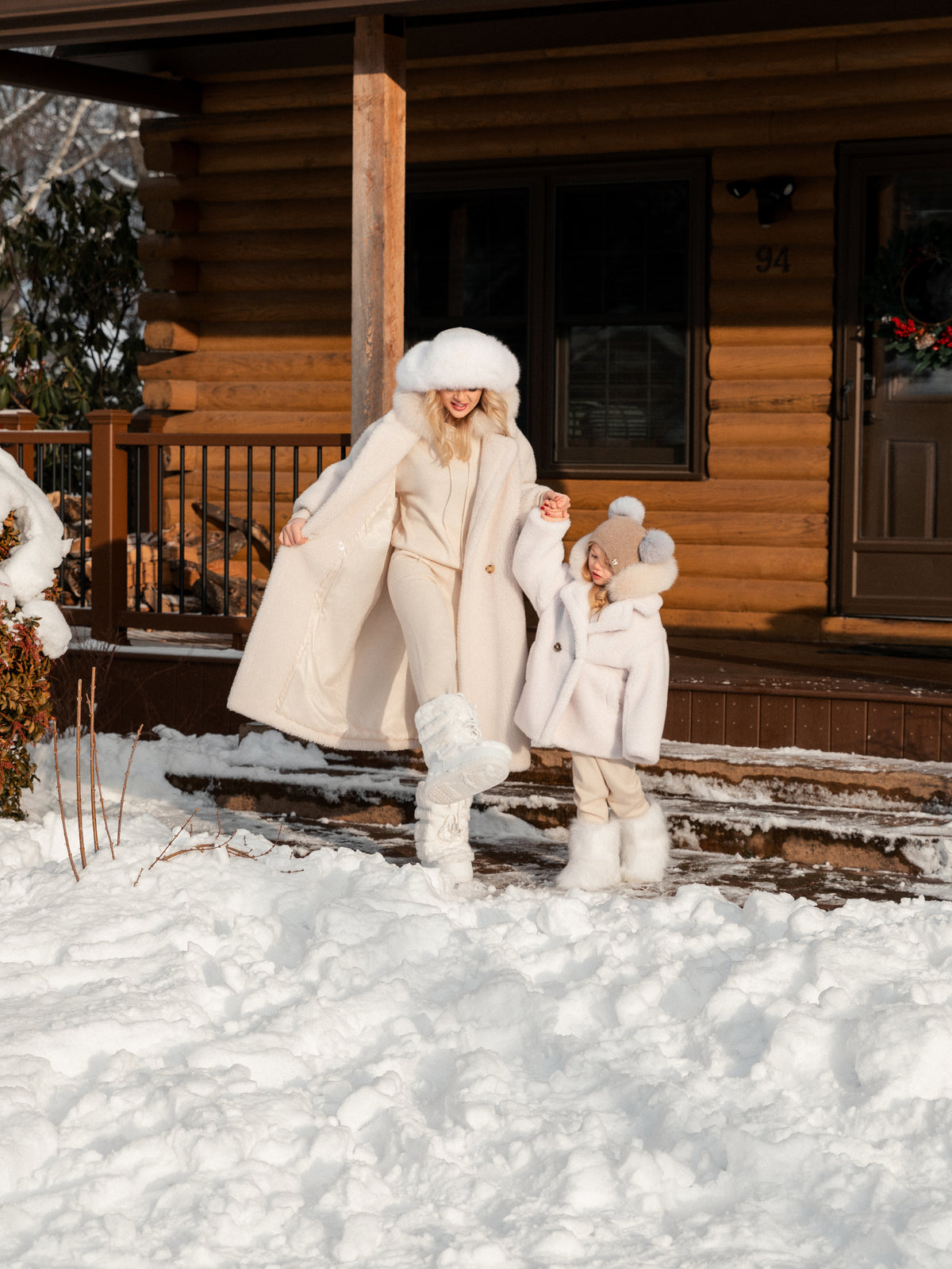 Children’s Oversized Wool Sherpa Coat