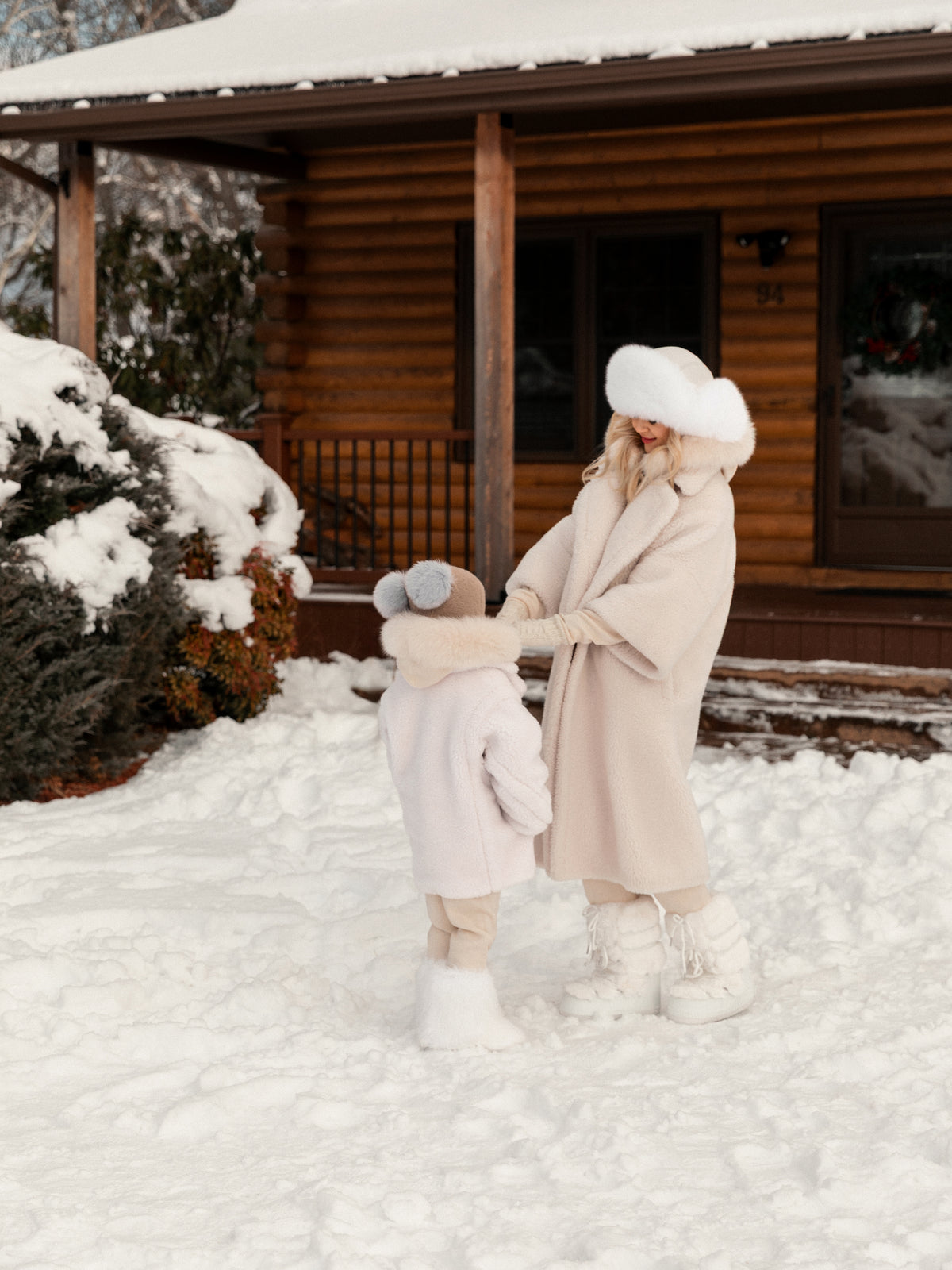 Children’s Oversized Wool Sherpa Coat
