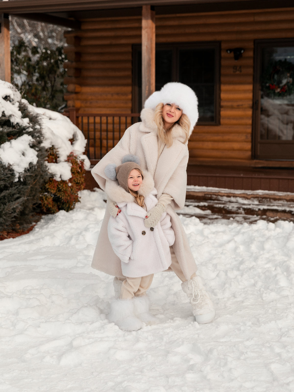 Children’s Oversized Wool Sherpa Coat