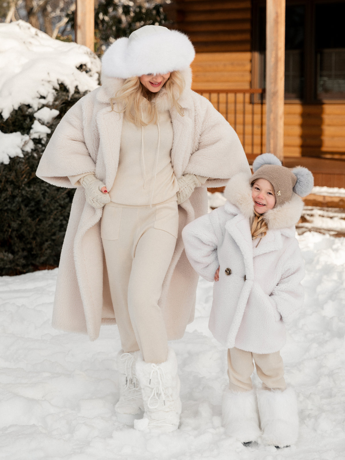 Children’s Oversized Wool Sherpa Coat