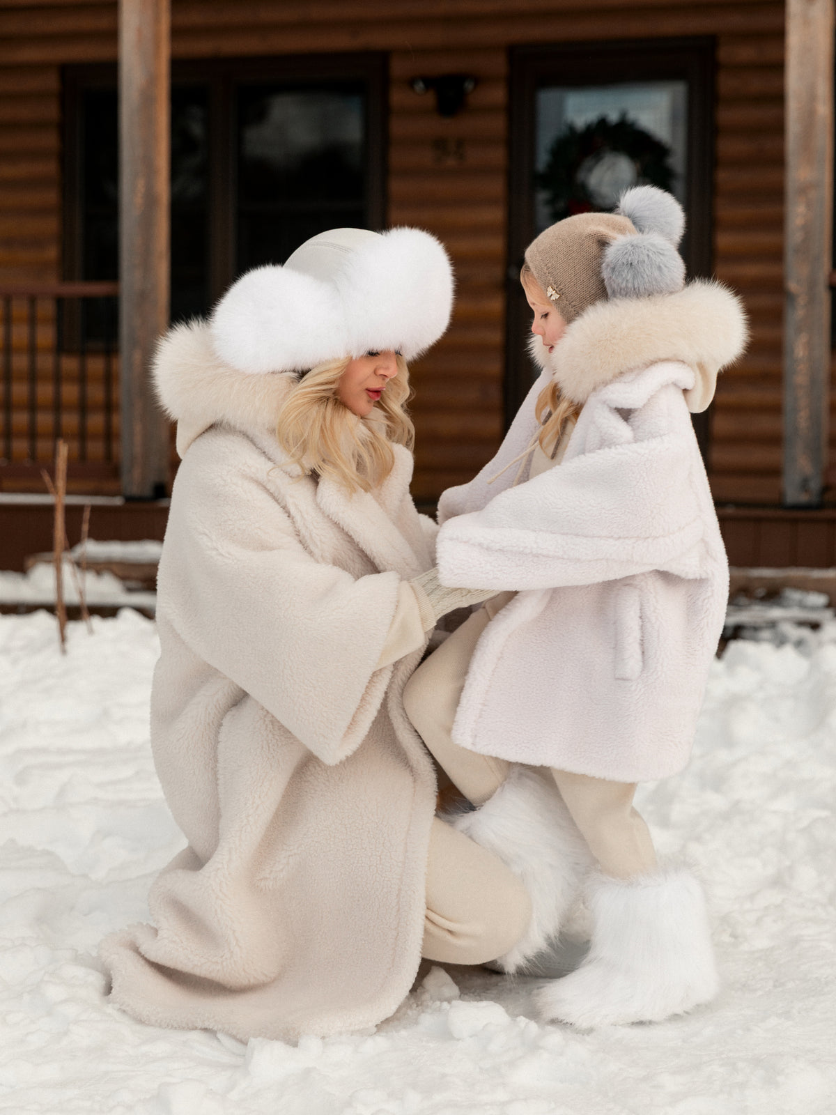 Children’s Oversized Wool Sherpa Coat
