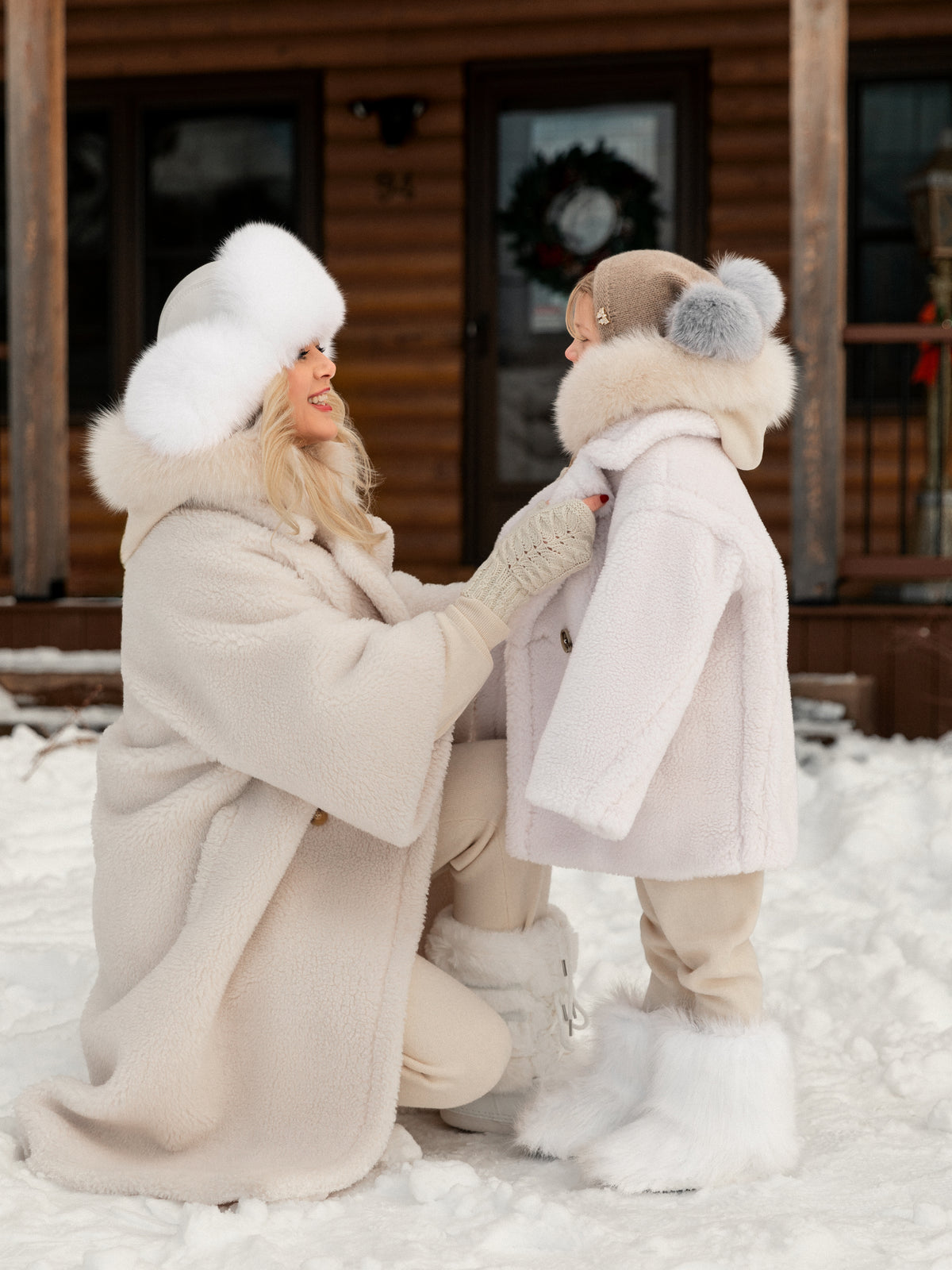 Children’s Oversized Wool Sherpa Coat