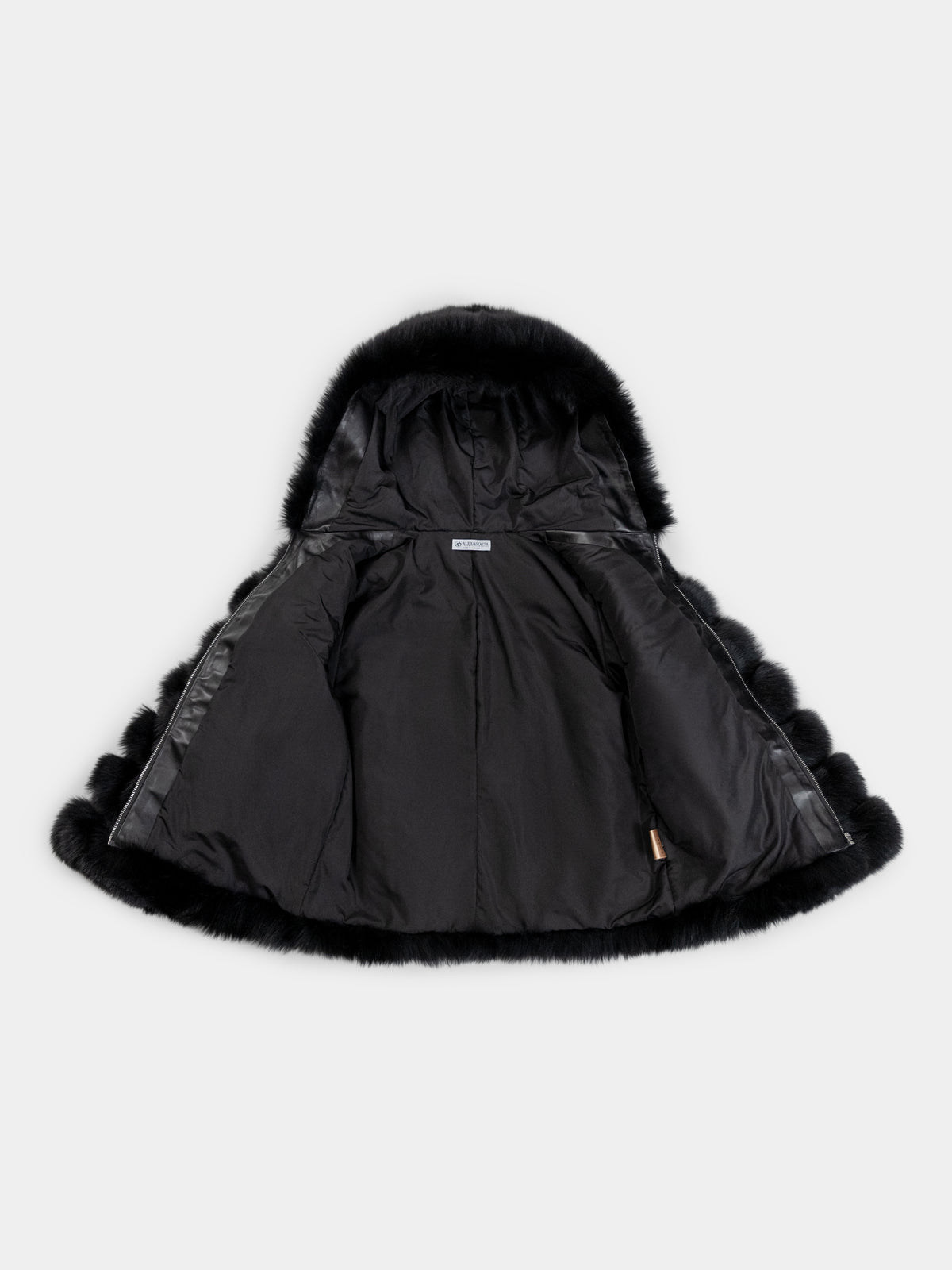 Children’s Hooded Fur Jacket