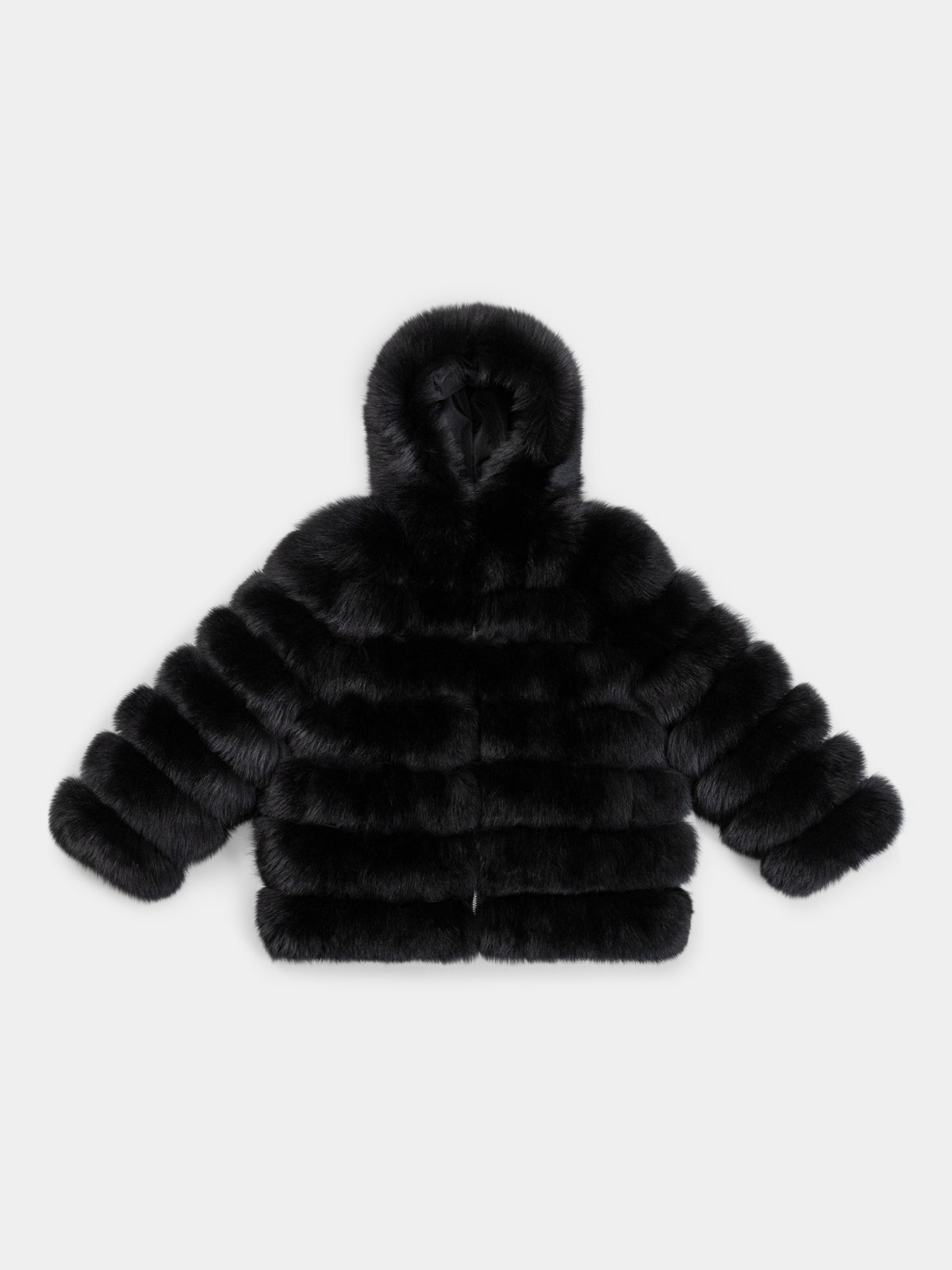 Women's Hooded Fur Jacket