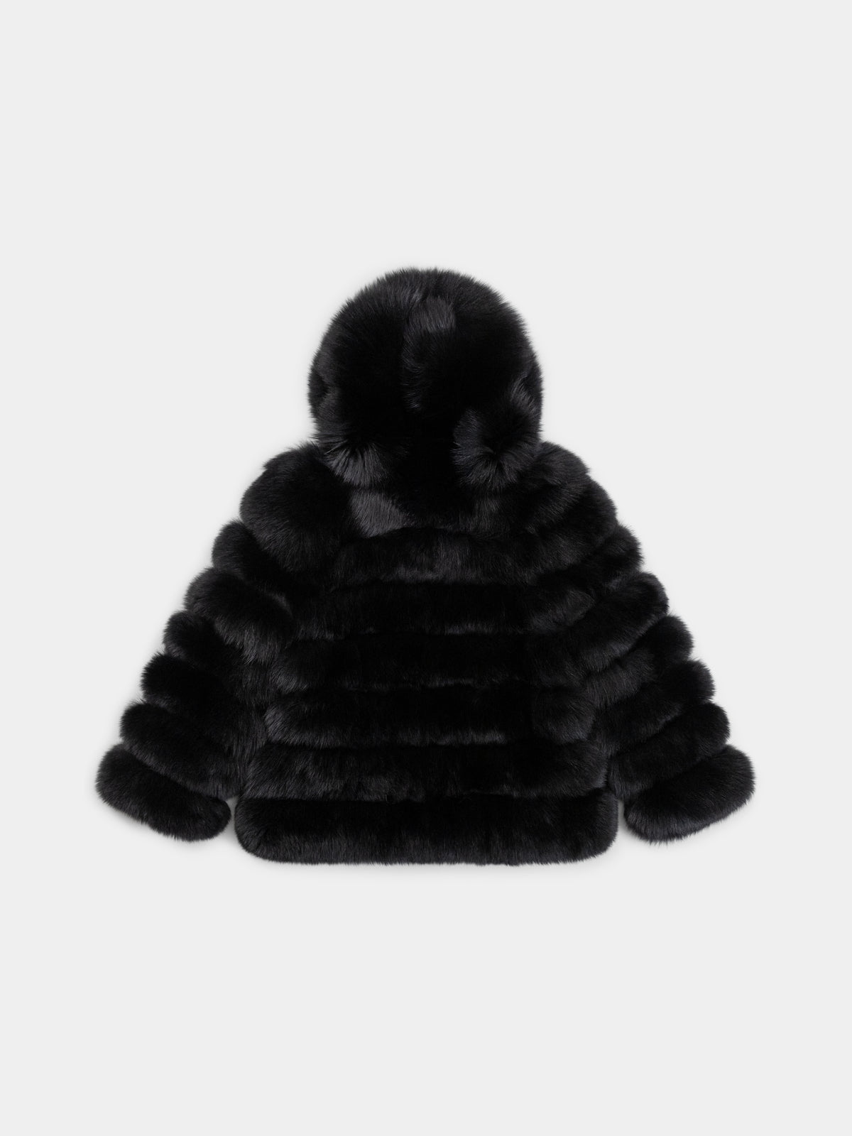 Children’s Hooded Fur Jacket