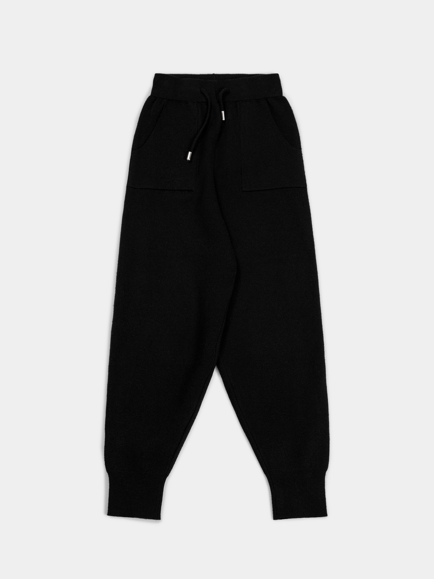 Wool-Blend Knit Woman set with Silver Fox Fur