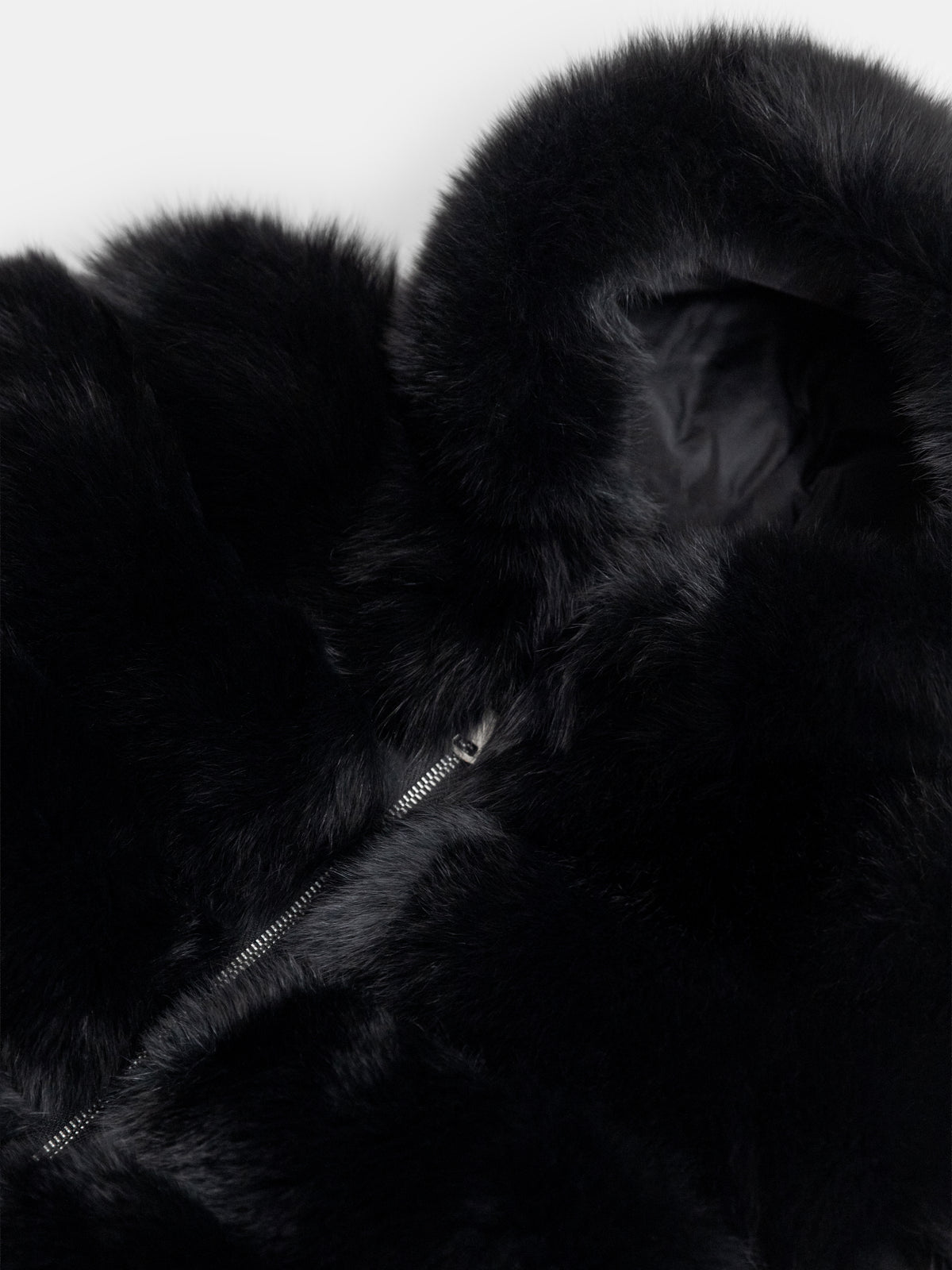 Children’s Hooded Fur Jacket