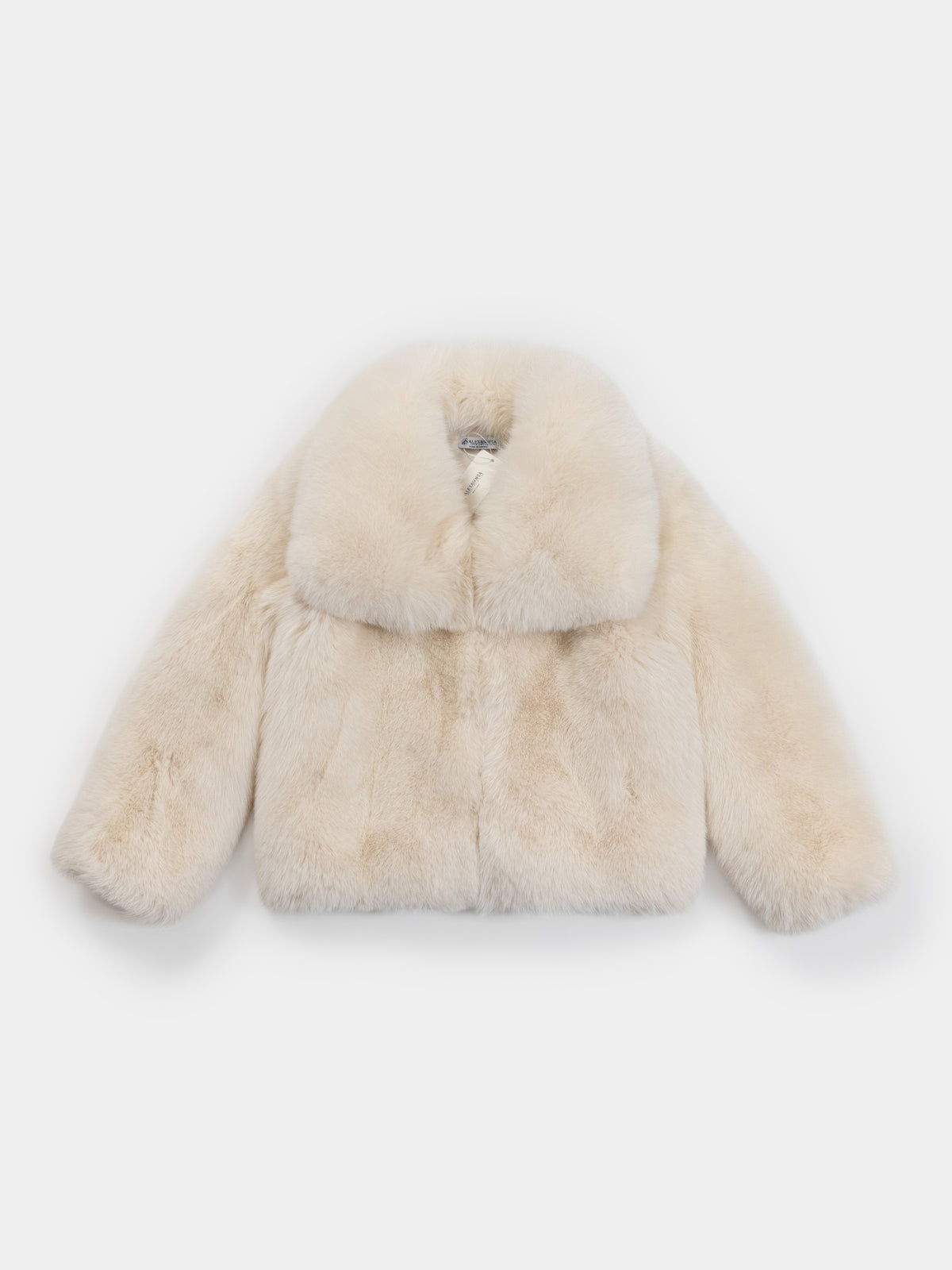 Women's Ivory Fox Fur Coat