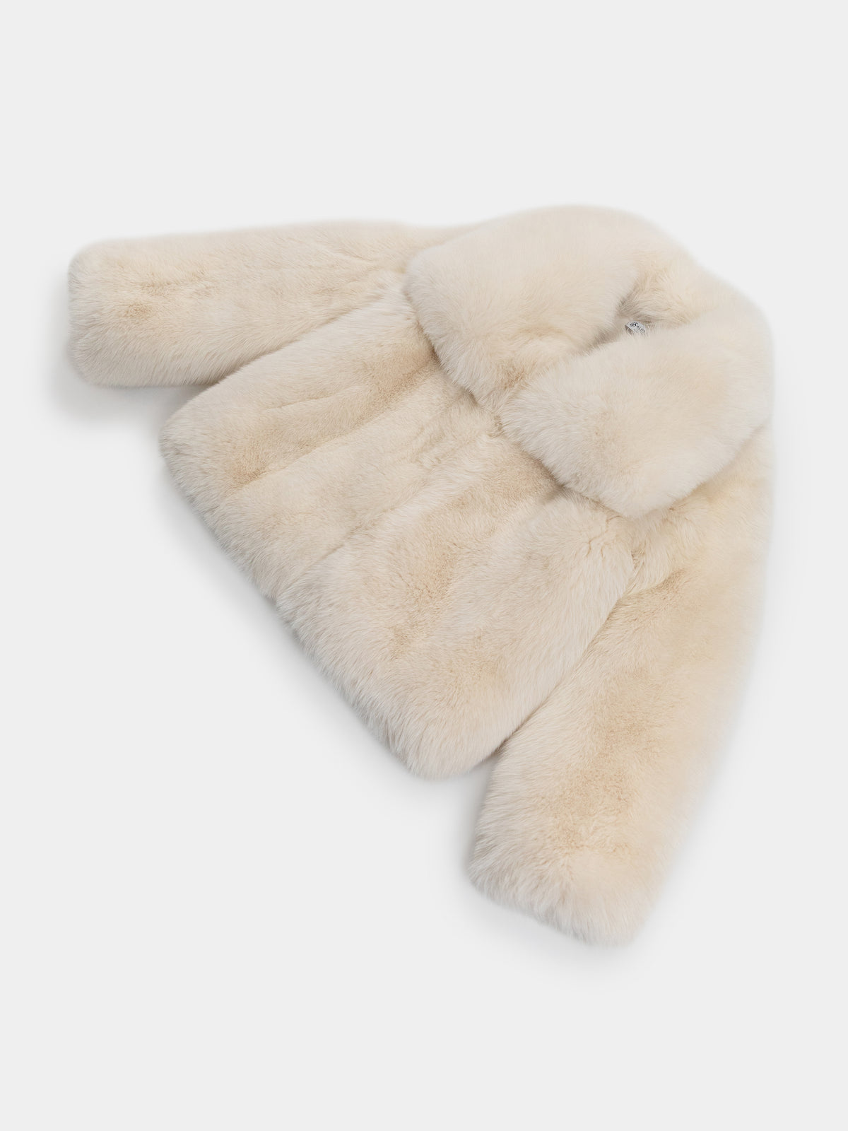 Women's Ivory Fox Fur Coat