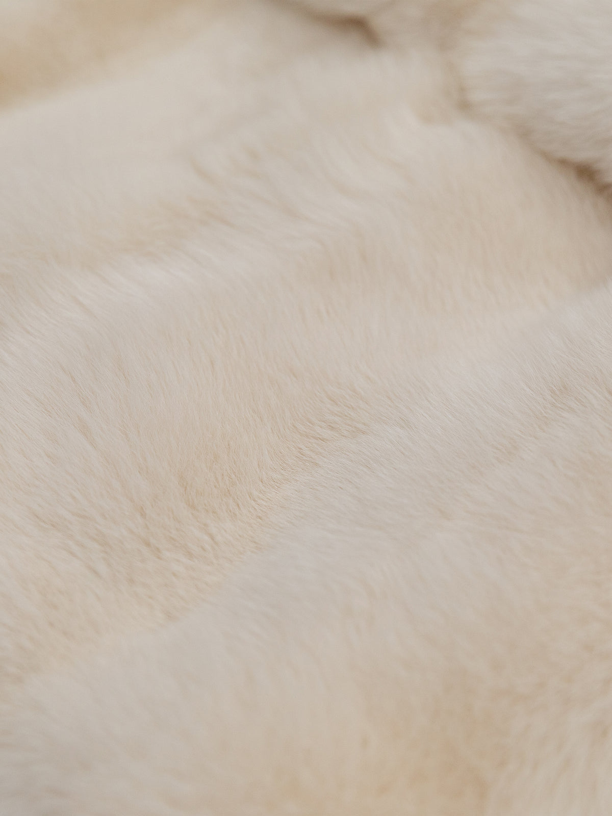 Women's Ivory Fox Fur Coat