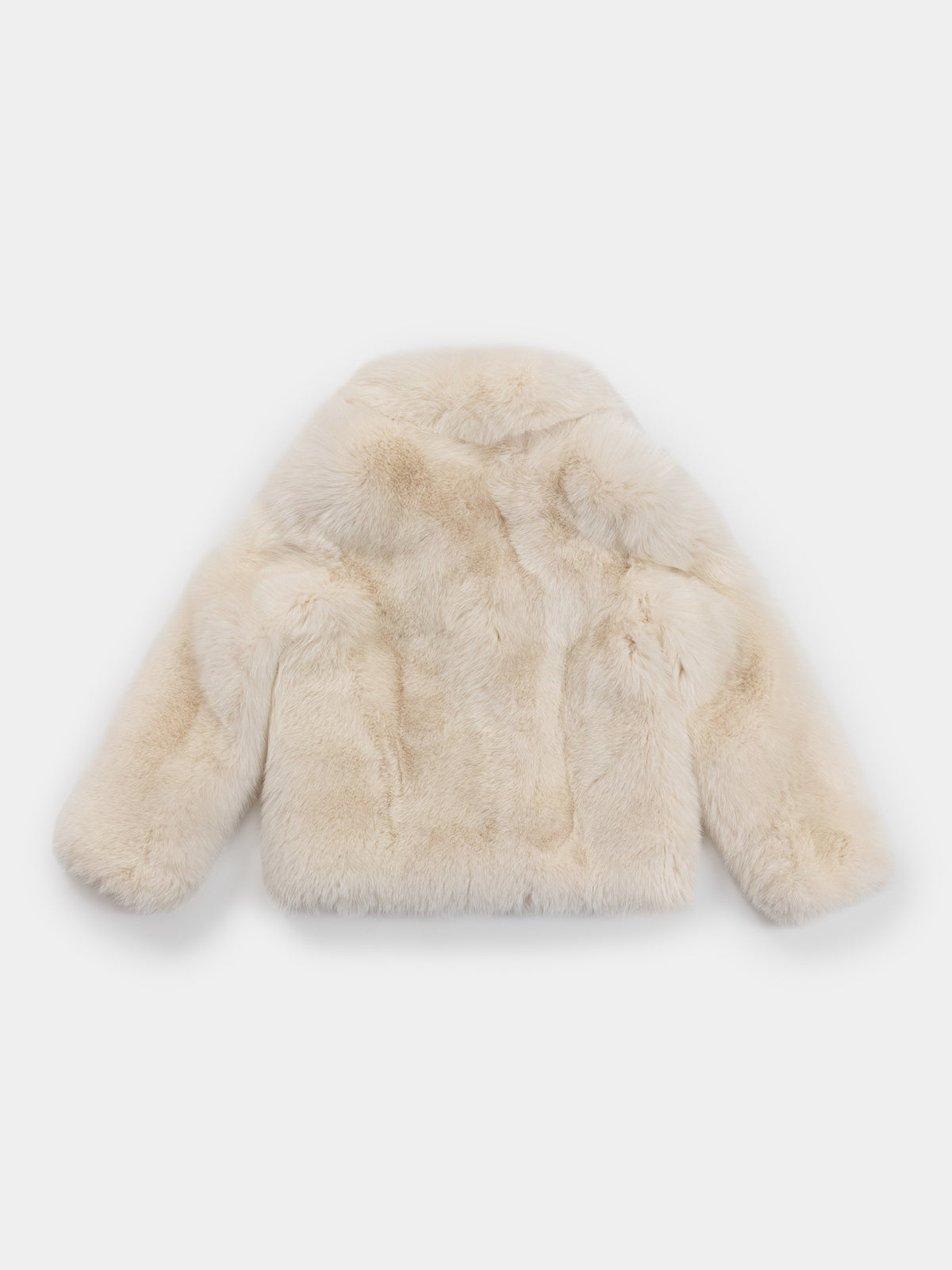 Women's Ivory Fox Fur Coat