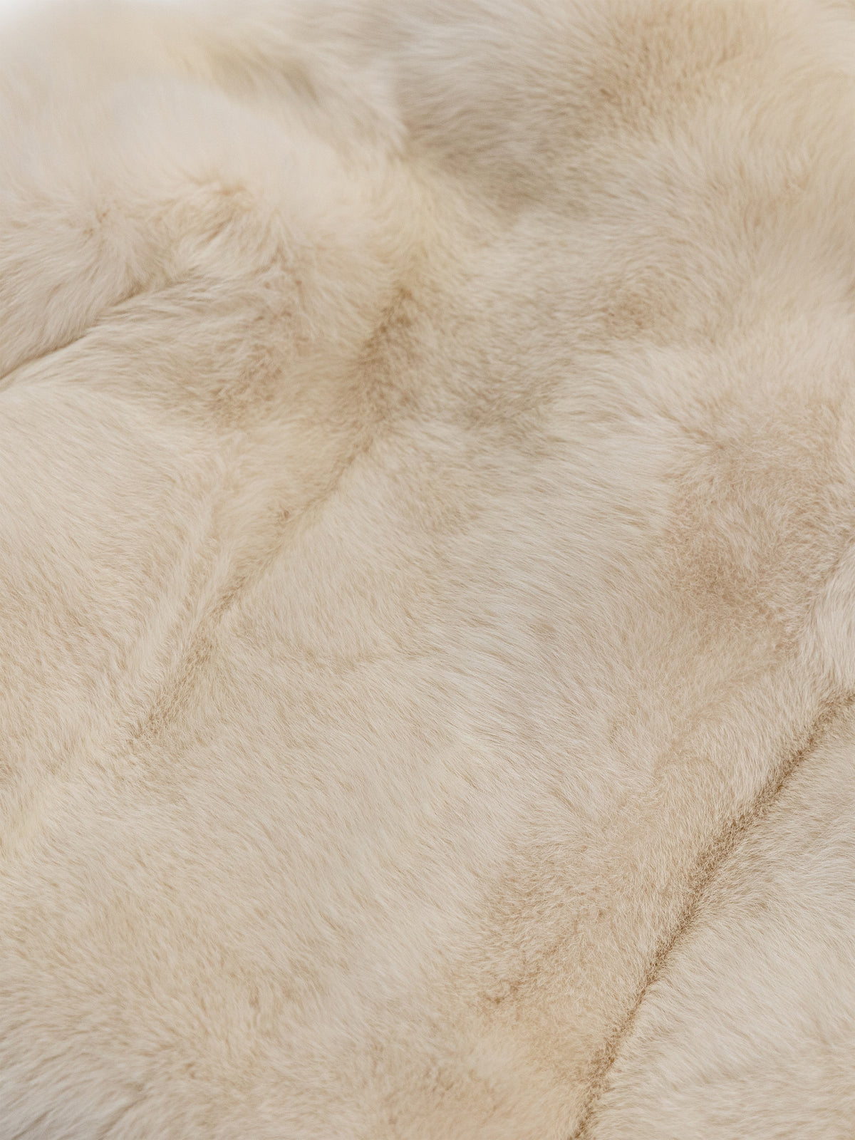 Women's Ivory Fox Fur Coat