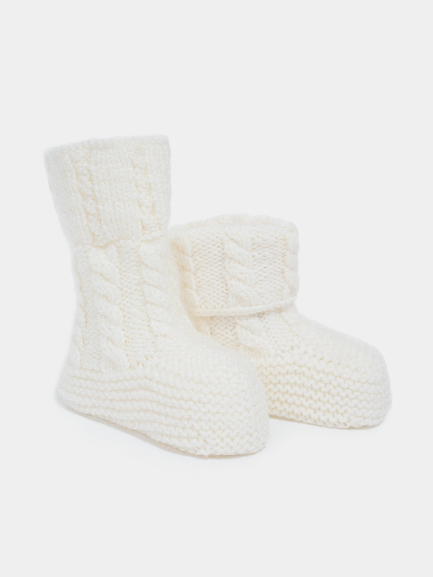 7 “New England” merino wool booties